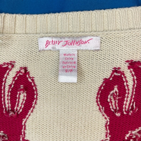 VTG RARE Lobster Betsey Johnson Sweater - Picture 6 of 14
